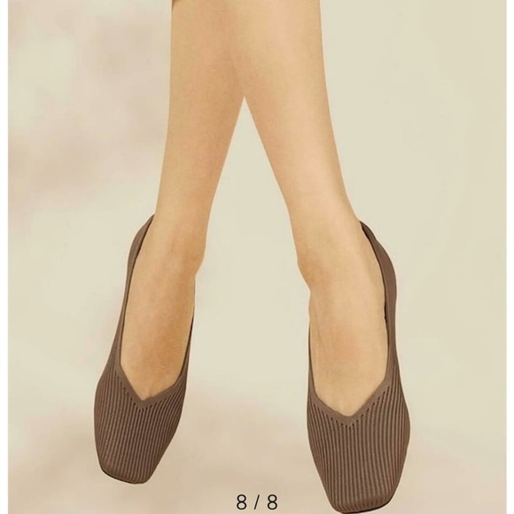Square-Toe V-Cut Flats VIVAIA Margot 2.0 - Picture 1 of 8